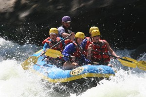 Whitewater rafting trip